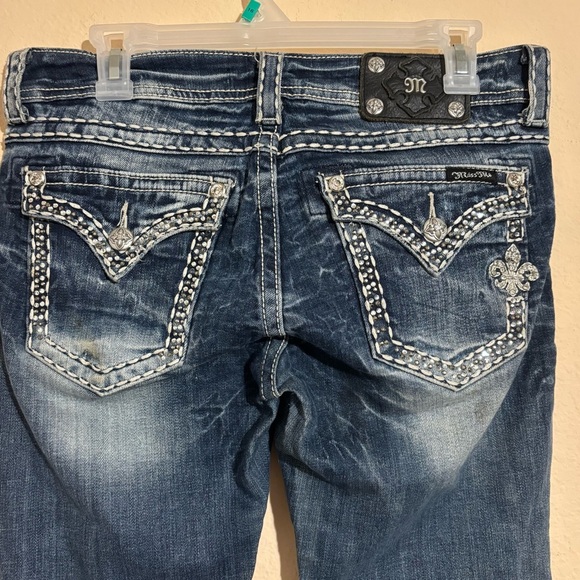Miss Me Denim - Miss Me Western Denim Jeans Size 29 Bootcut Embroidered Pattern